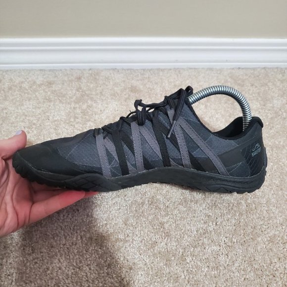 MERRELL / 7.5 / Men's Trail Glove 4 Barefoot Trail Running Shoes Black Grey - Picture 4 of 12